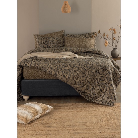 Σεντόνια Φανελένια Μονά Σετ Flannel Beauty FB0243 Cotton Palamaiki (170x265) 3Τεμ