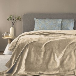 Κουβέρτα Fleece Μονή Flannel Fog Palamaiki (160x220) 1Τεμ