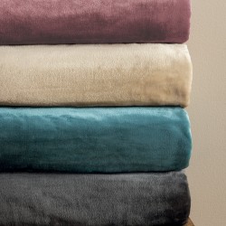 Κουβέρτα Fleece Μονή Flannel Coal Palamaiki (160x220) 1Τεμ