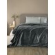Κουβέρτα Fleece Μονή Flannel Coal Palamaiki (160x220) 1Τεμ