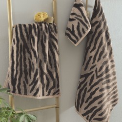 Πετσέτα Προσώπου Towels Zeb Beige Jacquard Cotton Palamaiki (50x90) 1Τεμ