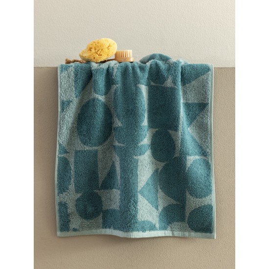 Πετσέτα Προσώπου Towels Tuv Sky Jacquard Cotton Palamaiki (50x90) 1Τεμ