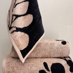 Πετσέτα Προσώπου Towels Lou Beige Jacquard Cotton Palamaiki (50x90) 1Τεμ