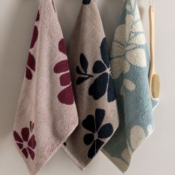 Πετσέτα Προσώπου Towels Lou Beige Jacquard Cotton Palamaiki (50x90) 1Τεμ