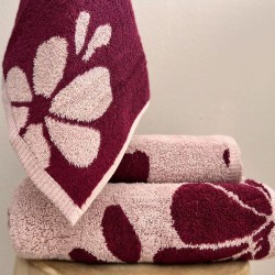 Πετσέτα Προσώπου Towels Lou Rose Jacquard Cotton Palamaiki (50x90) 1Τεμ