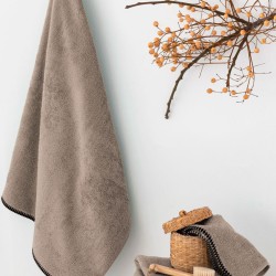 Πετσέτα Προσώπου Towels Brooklyn Moka Cotton Palamaiki (50x90) 1Τεμ