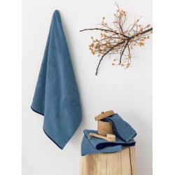 Πετσέτες Σετ Towels Brooklyn Blue Cotton Palamaiki 3Τεμ Πετσέτες Σετ Towels Brooklyn Blue Cotton Palamaiki 3Τεμ