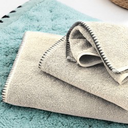 Πετσέτα Μπάνιου Towels Brooklyn Beige Cotton Palamaiki (80x160) 1Τεμ