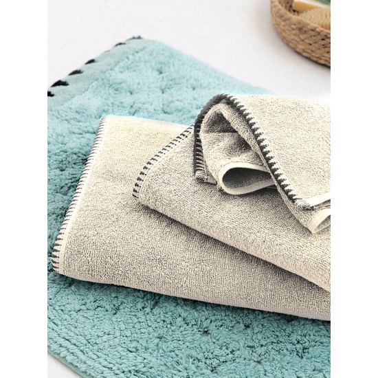 Πετσέτα Μπάνιου Towels Brooklyn Beige Cotton Palamaiki (80x160) 1Τεμ