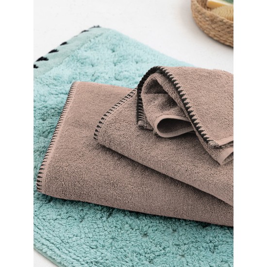 Πετσέτα Μπάνιου Towels Brooklyn Taupe Cotton Palamaiki (80x160) 1Τεμ