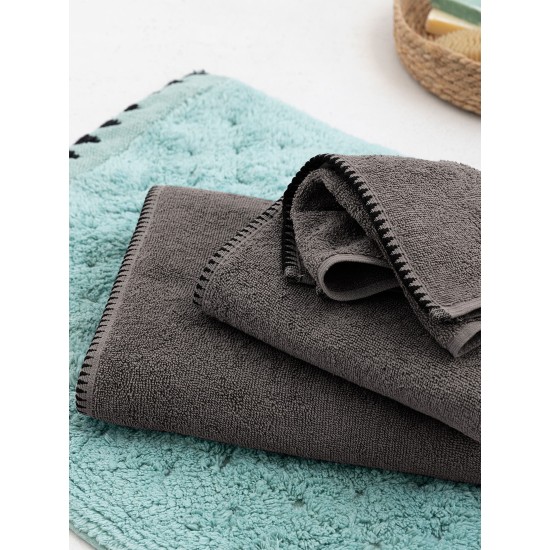 Πετσέτα Μπάνιου Towels Brooklyn Coal Cotton Palamaiki (80x160) 1Τεμ