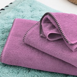 Πετσέτα Μπάνιου Towels Brooklyn Violet Cotton Palamaiki (80x160) 1Τεμ
