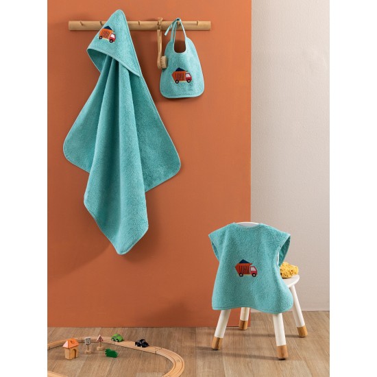 Σετ Λουτρού Βρεφικό Baby Bath BJ566 Cotton Palamaiki 3Τεμ