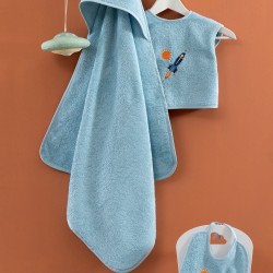 Σετ Λουτρού Βρεφικό Baby Bath BJ569 Cotton Palamaiki 3Τεμ