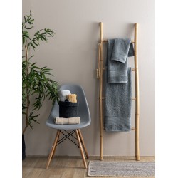 Πετσέτα Προσώπου Towels Naya Grey Cotton Palamaiki (50x90) 1Τεμ