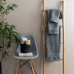 Πετσέτα Προσώπου Towels Naya Grey Cotton Palamaiki (50x90) 1Τεμ