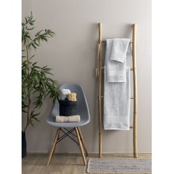 Πετσέτα Προσώπου Towels Naya White Cotton Palamaiki (50x90) 1Τεμ