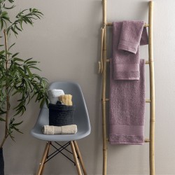 Πετσέτα Προσώπου Towels Naya Mauve Cotton Palamaiki (50x90) 1Τεμ