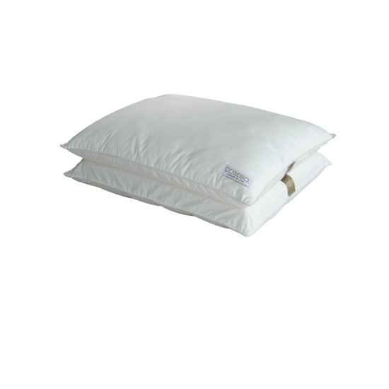 Μαξιλάρι Ύπνου Μέτριο White Comfort Combo Super Soft Air Visco 300TC Cotton Palamaiki (48x65) 1Τεμ