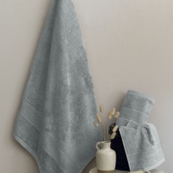 Πετσέτα Προσώπου Towels Vins Grey Bamboo Cotton Palamaiki (50x100) 1Τεμ