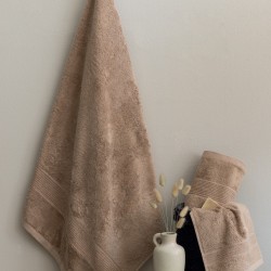 Πετσέτα Προσώπου Towels Vins Beige Bamboo Cotton Palamaiki (50x100) 1Τεμ