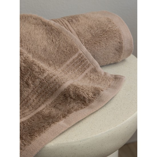 Πετσέτα Χεριών Towels Vins Beige Bamboo Cotton Palamaiki (30x50) 1Τεμ