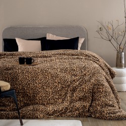 Κουβερτοπάπλωμα Υπέρδιπλο Deva Beige Rabbit Fur Flannel Palamaiki (220x240) 1Τεμ