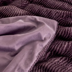 Κουβερτοπάπλωμα Υπέρδιπλο Juno Purple Rabbit Fur Flannel Palamaiki (220x240) 1Τεμ