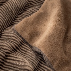 Κουβερτοπάπλωμα Υπέρδιπλο Juno Taupe Rabbit Fur Flannel Palamaiki (220x240) 1Τεμ