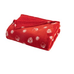 Κουβέρτα Fleece Μονή Olympiakos BL Official Team Licenced Flannel Sherpa Palamaiki (160x220) 1Τεμ