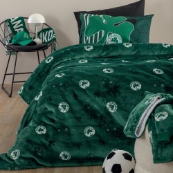 Κουβέρτα Fleece Μονή Panathinaikos BL Official Team Licenced Flannel Sherpa Palamaiki (160x220) 1Τεμ