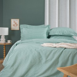 Σεντόνια King Σετ Pale PAL704 Satin 300TC Cotton Palamaiki (285x270) 4Τεμ