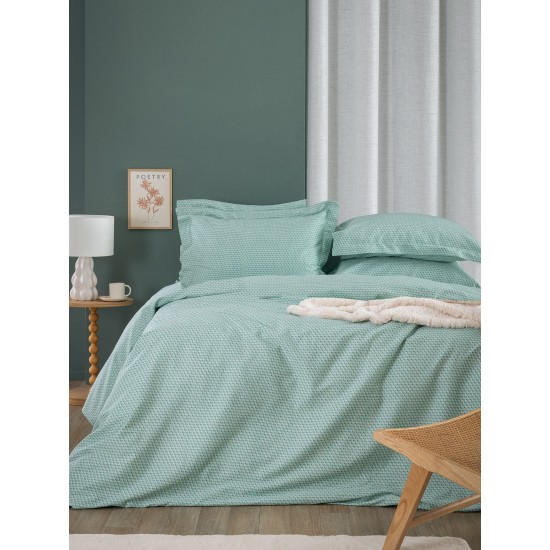 Σεντόνια King Σετ Pale PAL704 Satin 300TC Cotton Palamaiki (285x270) 4Τεμ