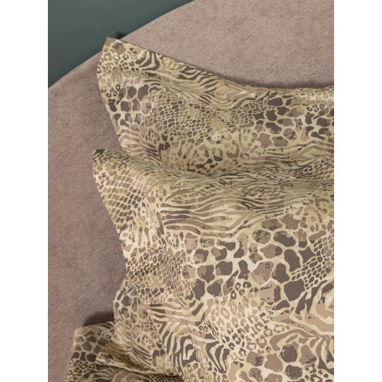 Σεντόνια Υπέρδιπλα Σετ Pale PAL706 Satin 300TC Cotton Palamaiki (240x270) 4Τεμ