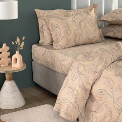 Σεντόνια King Σετ Pale PAL707 Satin 300TC Cotton Palamaiki (285x270) 4Τεμ
