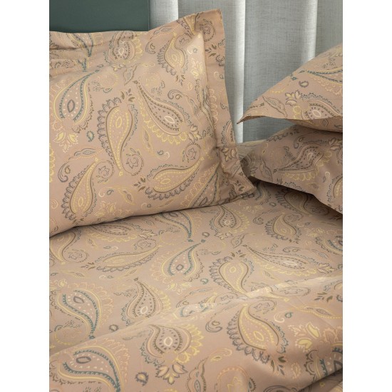 Σεντόνια Υπέρδιπλα Σετ Pale PAL707 Satin 300TC Cotton Palamaiki (240x270) 4Τεμ