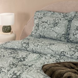Σεντόνια King Σετ Ivy IS811 Satin Cotton Palamaiki (285x270) 4Τεμ