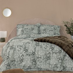 Σεντόνια King Σετ Ivy IS811 Satin Cotton Palamaiki (285x270) 4Τεμ