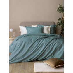 Πανωσέντονο Υπέρδιπλο Posh Green 300TC Satin Cotton Palamaiki (240x270) 1Τεμ