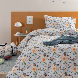 Σεντόνια Παιδικά Μονά Σετ My Kingdom MK770 Cotton Palamaiki (110x200+30 )Με Λάστιχο 3Τεμ