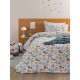 Σεντόνια Βρεφικά Κούνιας Σετ My Kingdom MK770 Cotton Palamaiki (70x140+15 )Με Λάστιχο 3Τεμ