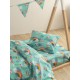 Σεντόνια Παιδικά Μονά Σετ My Kingdom MK774 Cotton Palamaiki (110x200+30 )Με Λάστιχο 3Τεμ