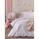 Κατωσέντονο Παιδικό Μονό Bon Bon BB101 Rose Cotton Palamaiki (110x200+35) Με Λάστιχο 1Τεμ