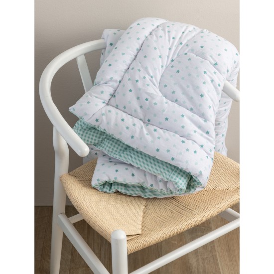 Πάπλωμα Βρεφικό Κούνιας Bon Bon BB100-BB101 Aqua Cotton Palamaiki (110x150) 1Τεμ