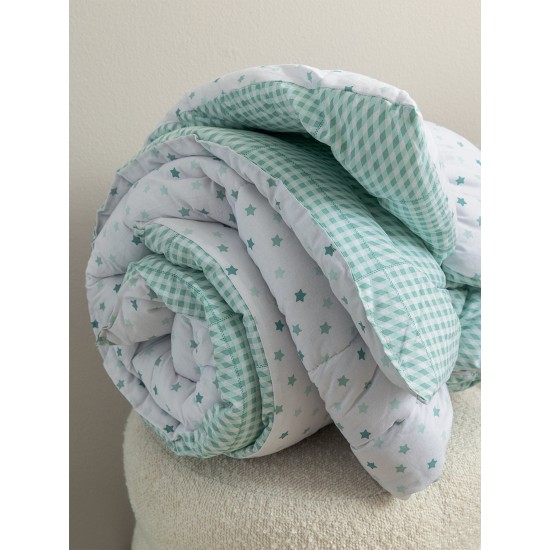 Πάπλωμα Βρεφικό Κούνιας Bon Bon BB100-BB101 Aqua Cotton Palamaiki (110x150) 1Τεμ