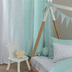 Κουρτίνα Παιδική Bon Bon BB100 Aqua Cotton Palamaiki (170x270) 1Τεμ