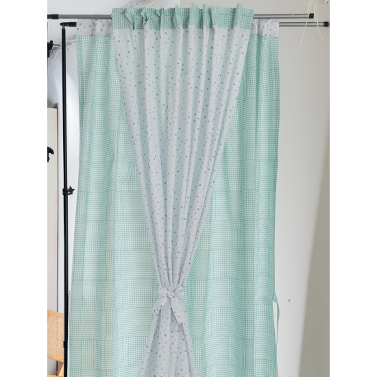 Κουρτίνα Παιδική Bon Bon BB101 Aqua Cotton Palamaiki (170x270) 1Τεμ