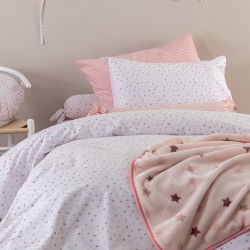 Μαξιλαροθήκες Παιδικές Σετ Bon Bon BB101 Rose Cotton Palamaiki (52x72) 2Τεμ