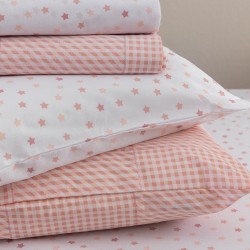 Μαξιλαροθήκες Παιδικές Σετ Bon Bon BB101 Rose Cotton Palamaiki (52x72) 2Τεμ