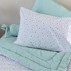 Μαξιλαροθήκες Παιδικές Σετ Bon Bon BB101 Aqua Cotton Palamaiki (52x72) 2Τεμ